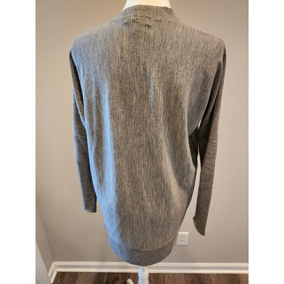 J.crew womens open front gray merino wool cardigan sweater size xxs euc - Picture 3 of 5